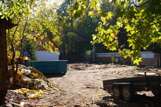 Zabytkowe domki na białostockich Dojlidach zburzone