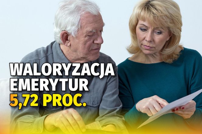 Waloryzacja emerytur 5,72 proc.