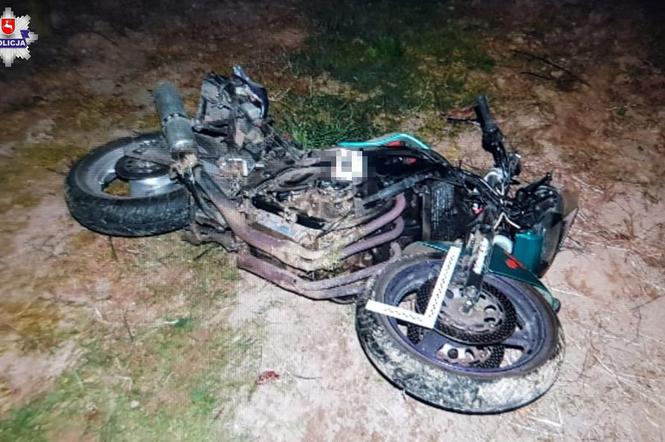Wypadek motocyklisty w gminie Markuszów