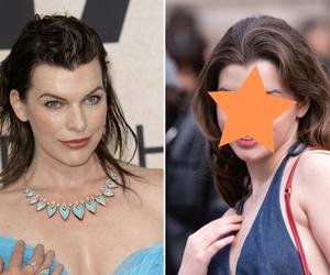 Milla Jovovich na pokazie mody z 15-letnią córką. To jej idealna kopia