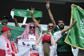 Piękne fanki na meczu Polska - Arabia Saudyjska