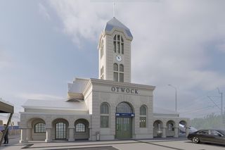 Dworzec PKP w Otwocku - wizualizacje