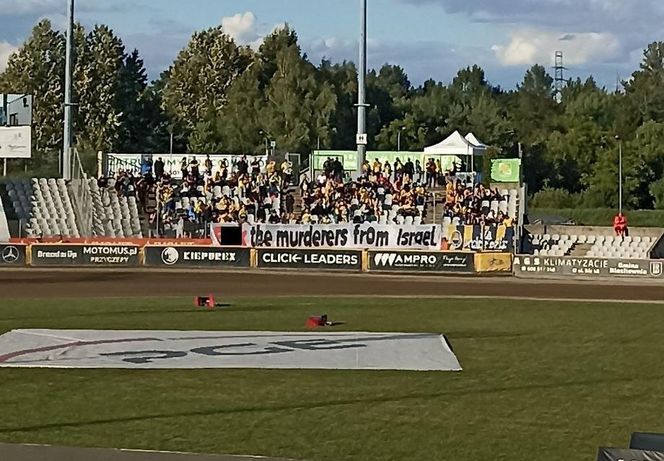 Kibice Stali Gorzów ostro uderzają w Izrael! Dołączyli do fanów Radomiaka, mocny przekaz