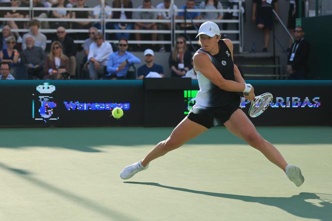 Mecz Iga Świątek - Claire Liu na WTA BNP Paribas Warsaw Open