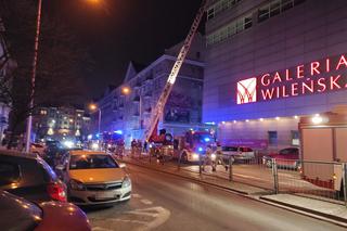 Pożar w Galerii Wileńskiej! Kilkanaście wozów strażackich interweniowało. Jaka była przyczyna? [FOTO, WIDEO]