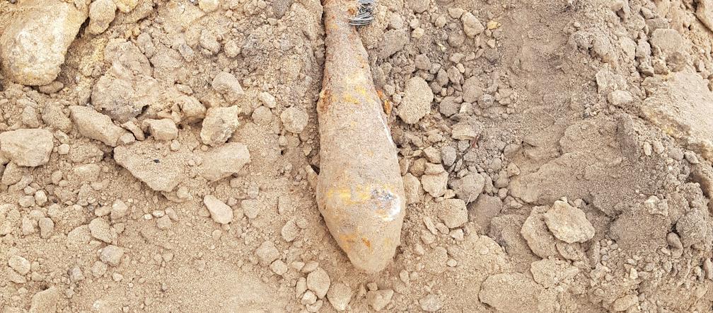 Skład bomb z czasów II wojny światowej na budowie we Wrocławiu