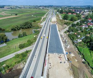 Węzeł Mistrzejowice - budowa. Zobacz jak powstaje jeden z najbardziej skomplikowanych obiektów na S7