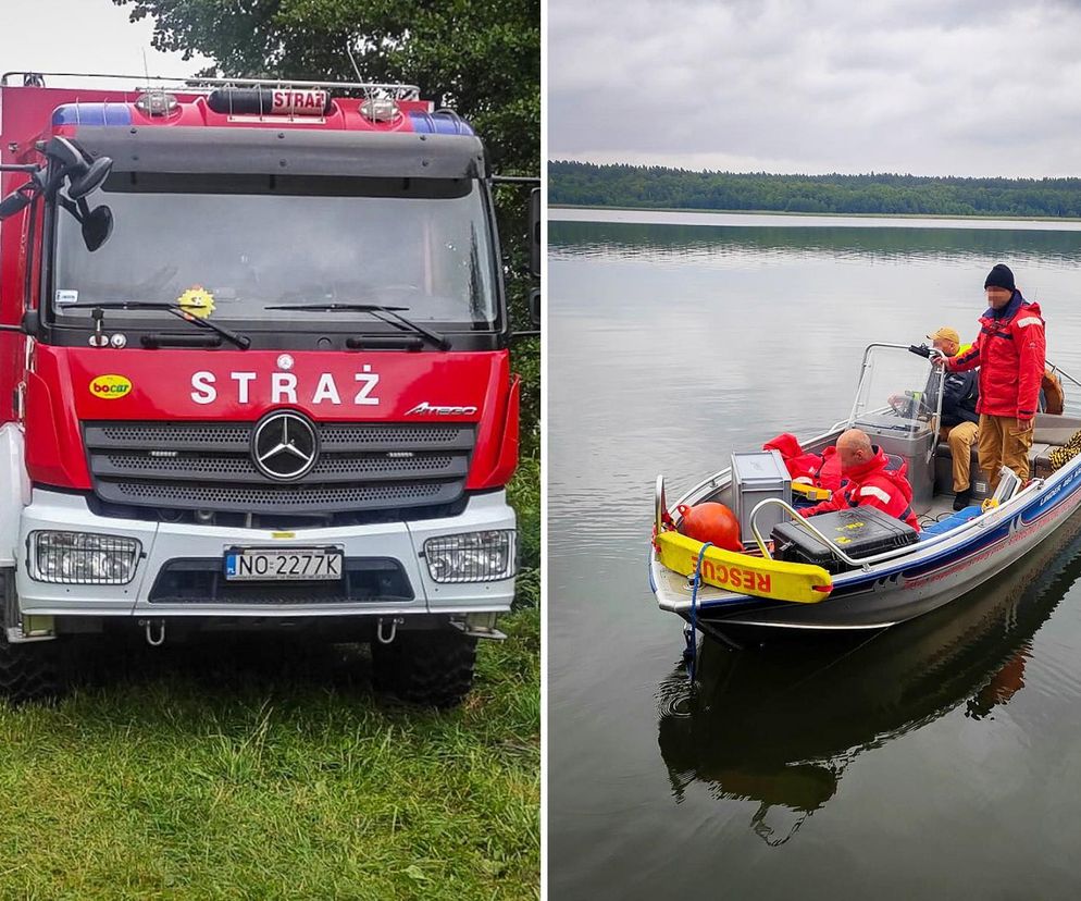 Dramat na jeziorze pod Szczytnem. Poszukiwania trzech nastolatków