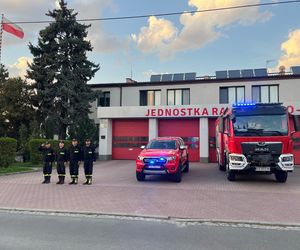 Hołd małopolskich strażaków dla zmarłego kolegi
