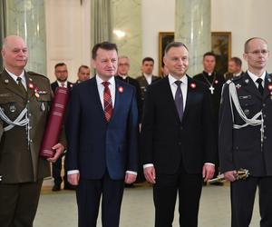 Andrzej Duda wręczył nominacje generalskie i admiralską