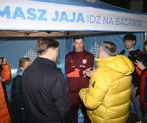 Lewandowski poszedł na badania po konferencji kadry