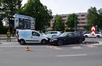 Kolizja trzech aut na ulicy Krakowskiej