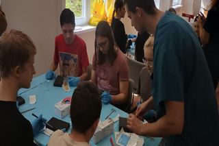  Szpital otworzył się na licealistów - pokazał zawód chirurga od podszewki