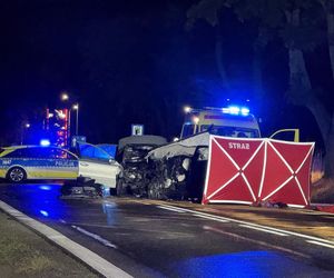 Tragedia na drodze. Jedna osoba nie żyje, pięć rannych. W akcji śmigłowiec LPR