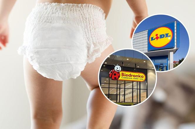 Pampers, Lidl, Biedronka