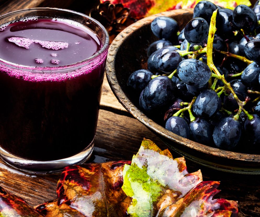 Sok z winogron - na co pomaga? [PRZEPIS]