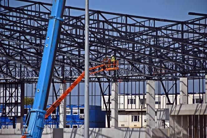 Budowa stadionu w Szczecinie - wrzesień 2021