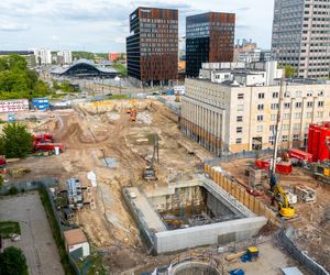 Budowa tunelu w Łodzi. Tak wygląda plac budowy tunelu przy Łodzi Fabrycznej