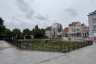 Teren przed Wysoką Bramą w Olsztynie