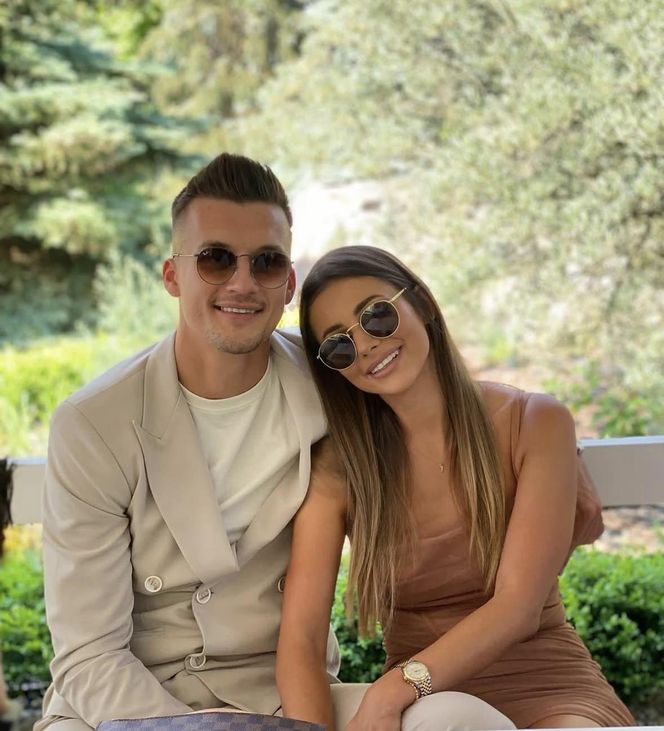 Arkadiusz Reca z żoną 