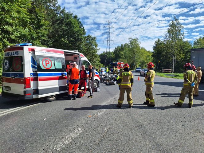 Wypadek w Dąbrowie Górniczej