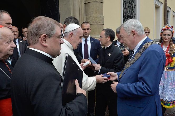 Jedyna wizyta papieża Franciszka w Polsce. Odwiedził Kraków, Częstochowę i Oświęcim
