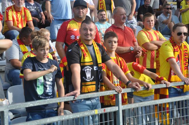 Korona Kielce - Cracovia. Zdjęcia kibiców podczas meczu. 10 sierpnia 2024