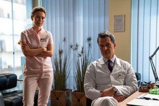 Na dobre i na złe odc. 945. Andrzej Falkowicz (Michał Żebrowski),  Kinga Lipska (Magdalena Kumorek)