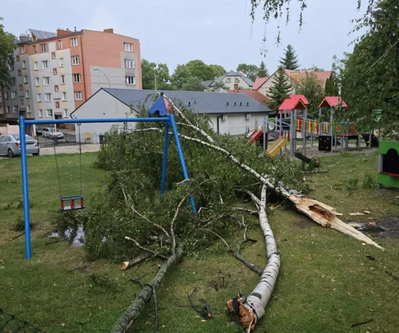 Gwałtowne burze przeszły nad Polską!