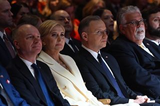 Andrzej Duda z Polonią w Copernicus Center