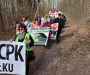 Protest przeciwko CPK w Palowicach. Po raz kolejny chcemy pokazać sprzeciw