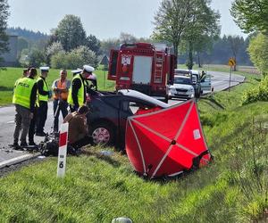 Tragiczny wypadek na DK 25 w Płociczu! Nie żyją dwaj kierowcy