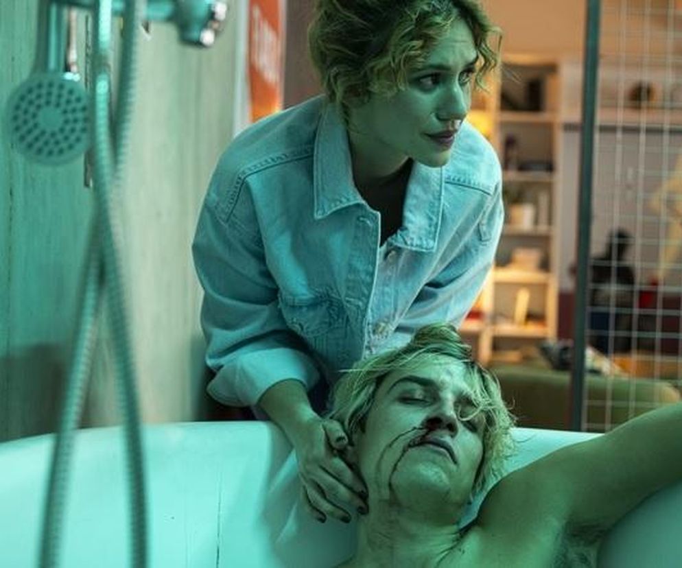 Bracia odc. 3. Adam (Nikodem Rozbicki), Renata (Aleksandra Grabowska)