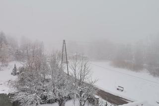 Intensywne opady śniegu na Dolnym Śląsku. Korki, stłuczki i wypadki na drogach