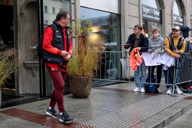 Piłkarze wyjechali na mecz Polska - Litwa