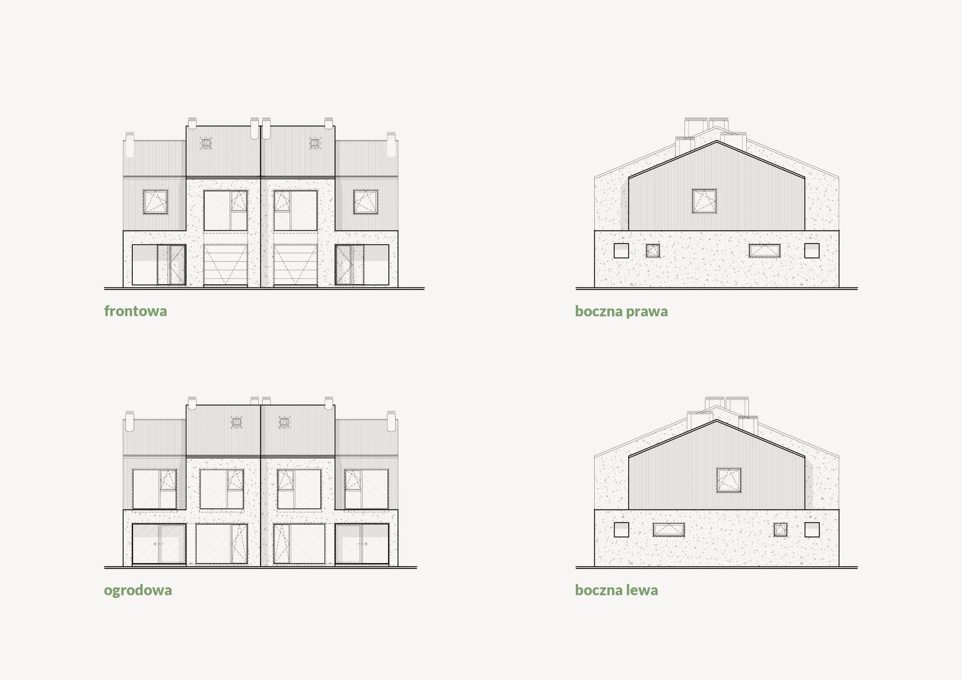 Osiedle Kwiatów Polskcih. Bliźniaki w dzielnicy Wawer w Warszawie, pracownia RMK.A