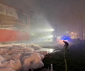 Ogromny pożar marketu na Podkarpaciu 