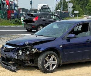 Wypadek wozu strażackiego OSP Dąbrowa