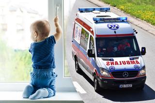 Mały chłopiec wypadł z okna w Krakowie. Matka nie zauważyła, jak przystawił krzesło do parapetu
