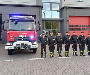 Hołd małopolskich strażaków dla zmarłego kolegi