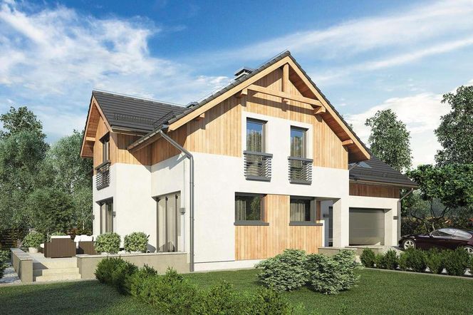 Tradycyjna architektura z nowoczesnymi dodatkami