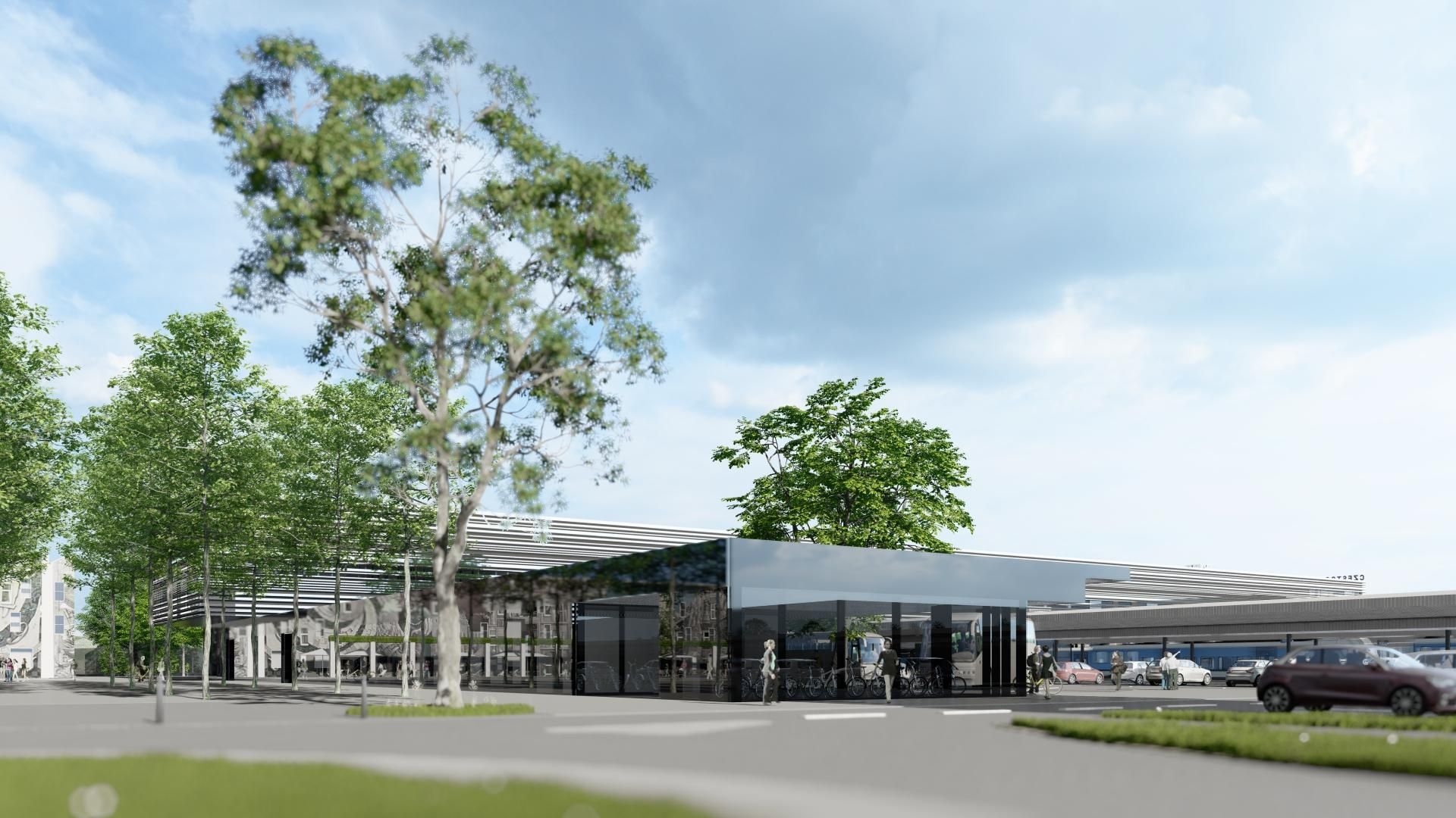 Nowy dworzec w Częstochowie - wizualizacja