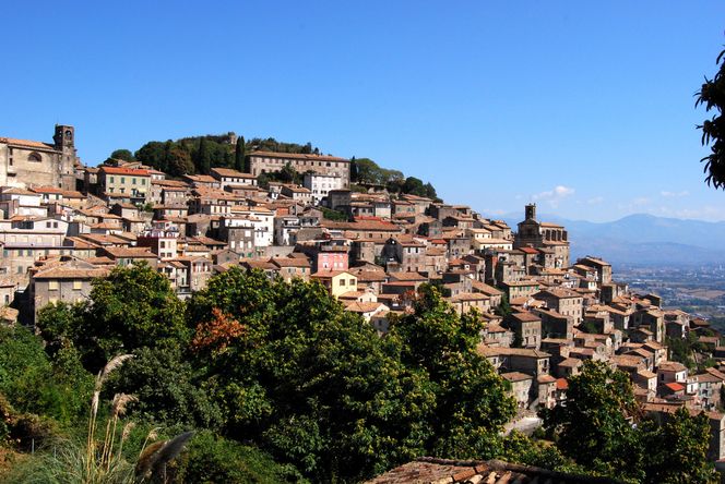 Panorama di Patrica (Frosinone, Lazio, Italia)