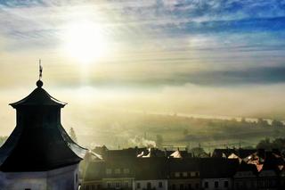 Sandomierz z lotu ptaka