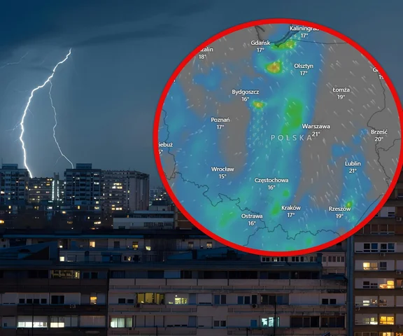 Burze z gradem uderzą w Polskę. Te miejsca są zagrożone