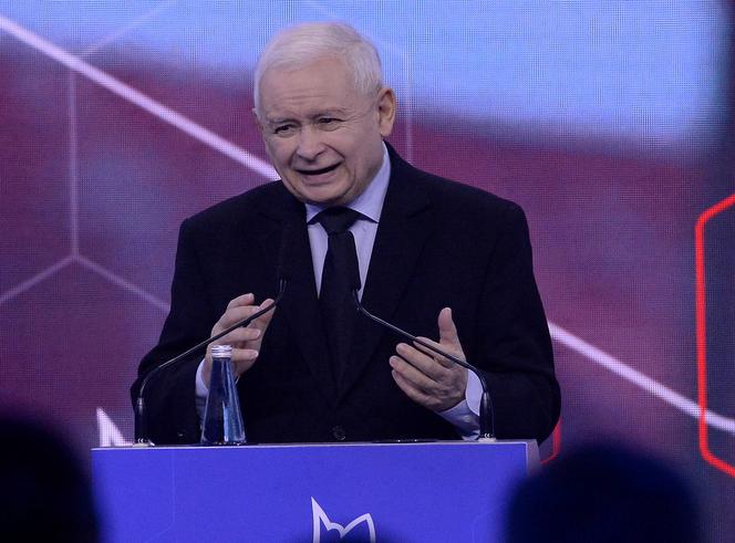 Jarosław Kaczyński na konwencji programowej PiS