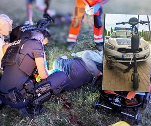 Dramatyczne sceny w parku! Ratowali nieprzytomnego 28-latka. Tak doszło do wypadku [ZDJĘCIA]