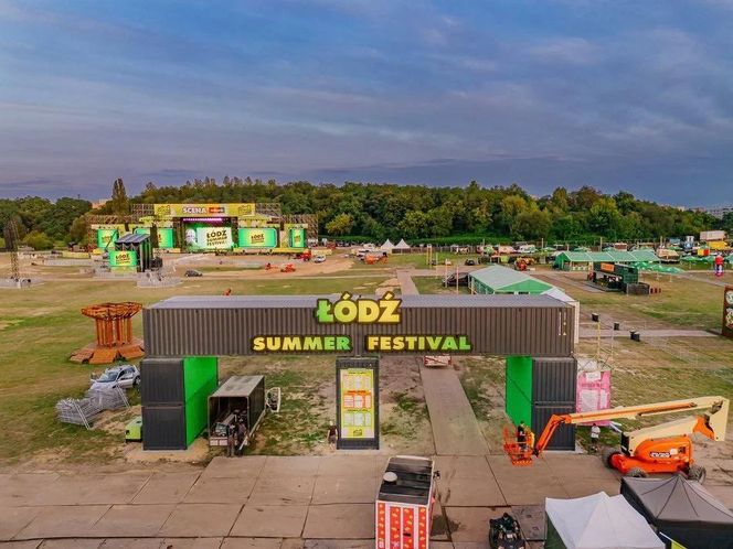 Miasteczko festiwalowe gotowe na Łódź Summer Festival 2025