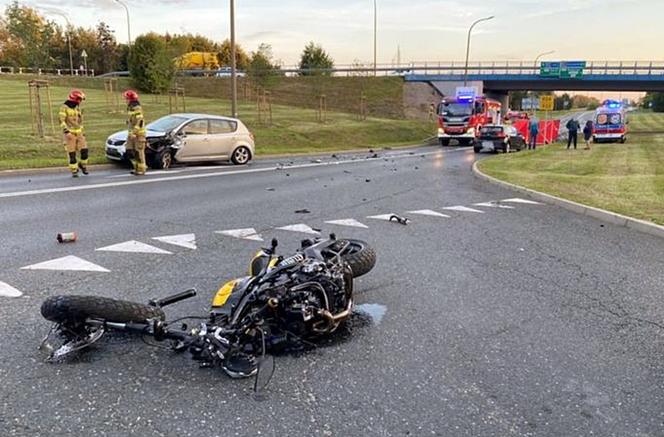 Wypadek śmiertelny w Żorach. Zginął motocyklista