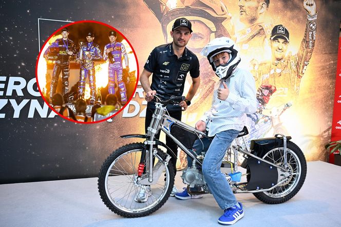 Bartosz Zmarzlik przekazał motocykl 11-letniemu Kubie